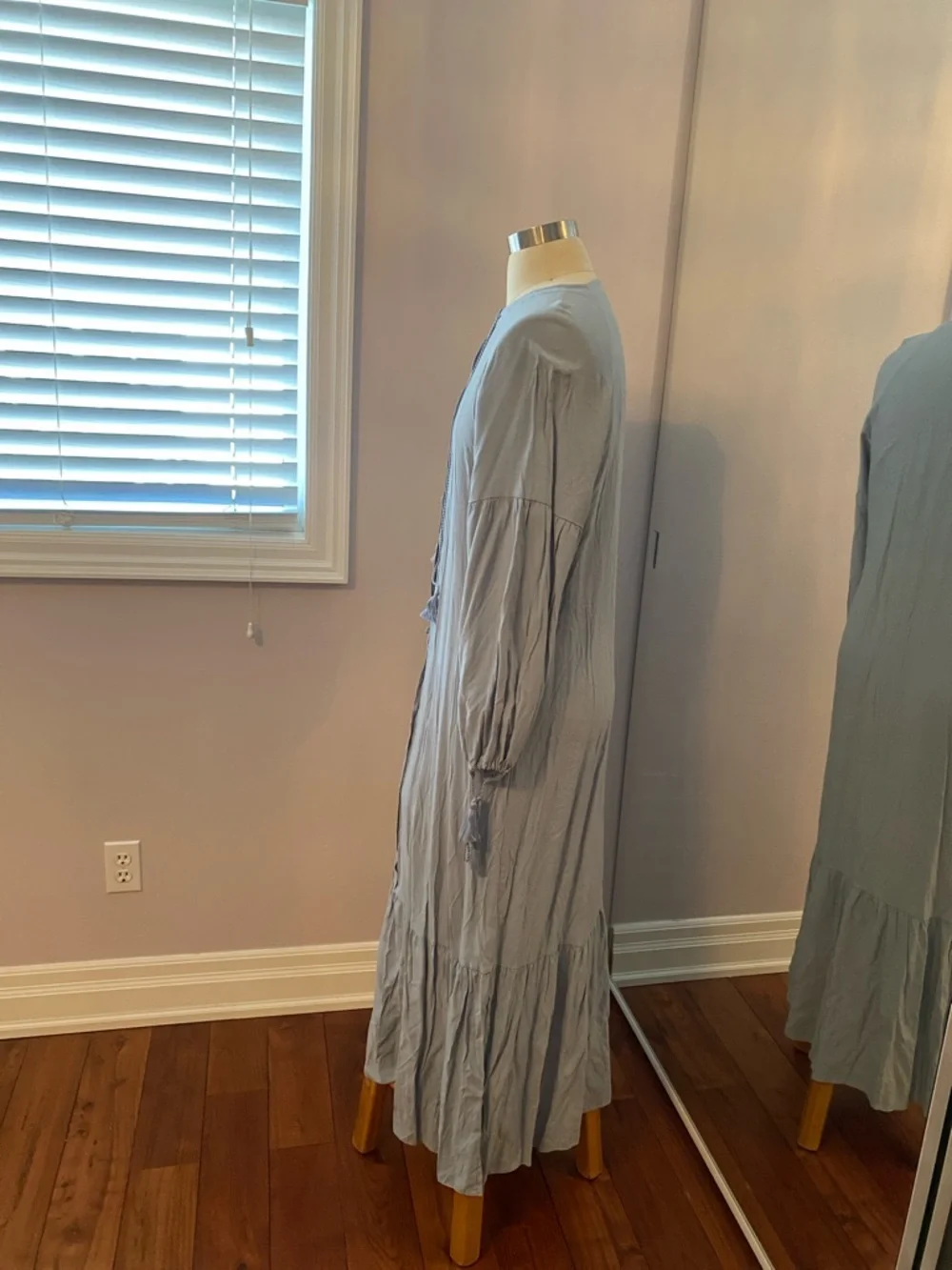 Alia longe light blue dress ladies size 12 - Picture 5 of 8